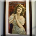 A17. Framed Bromo-Seltzer advertising poster. 